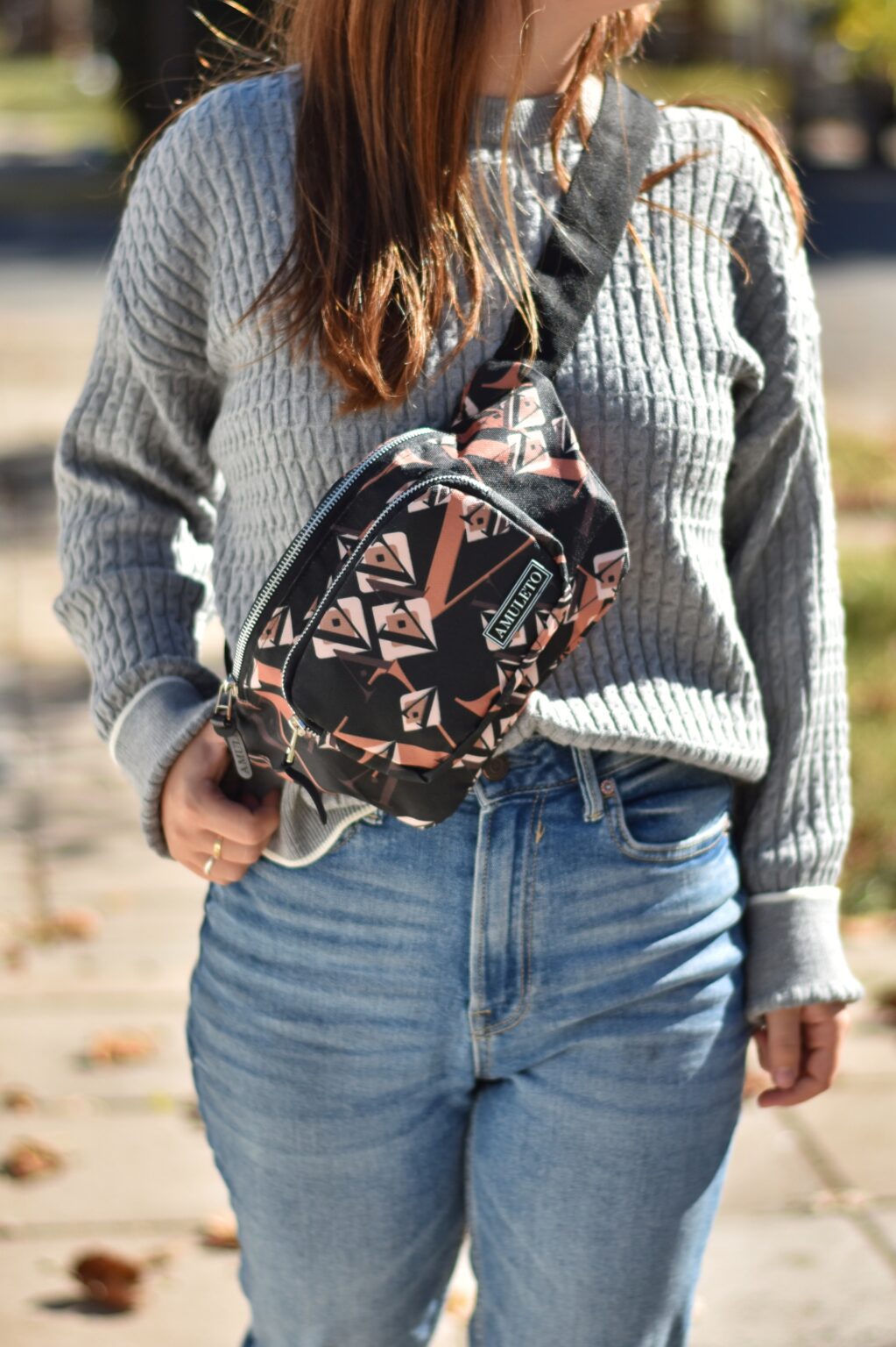 Riñonera L RETRO BLACK