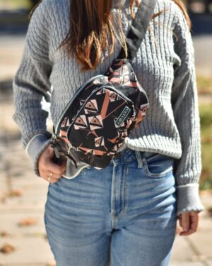 Riñonera L RETRO BLACK