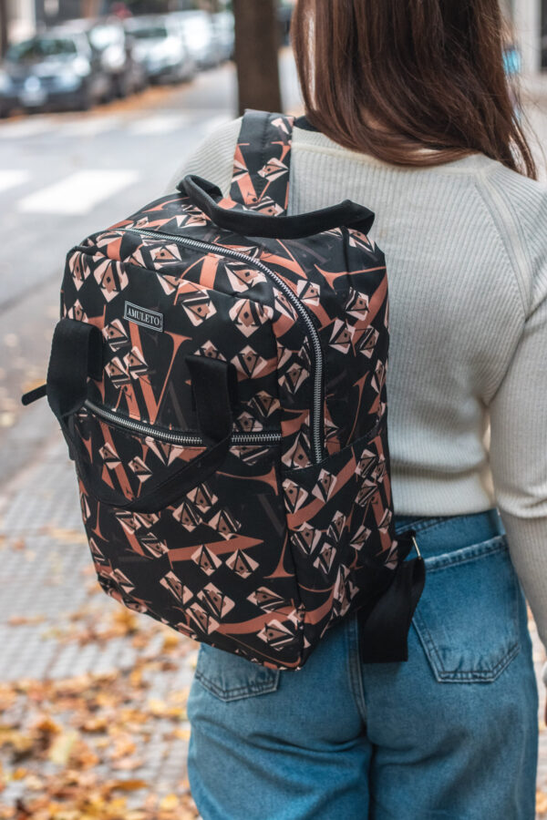 Mochila L RETRO BLACK