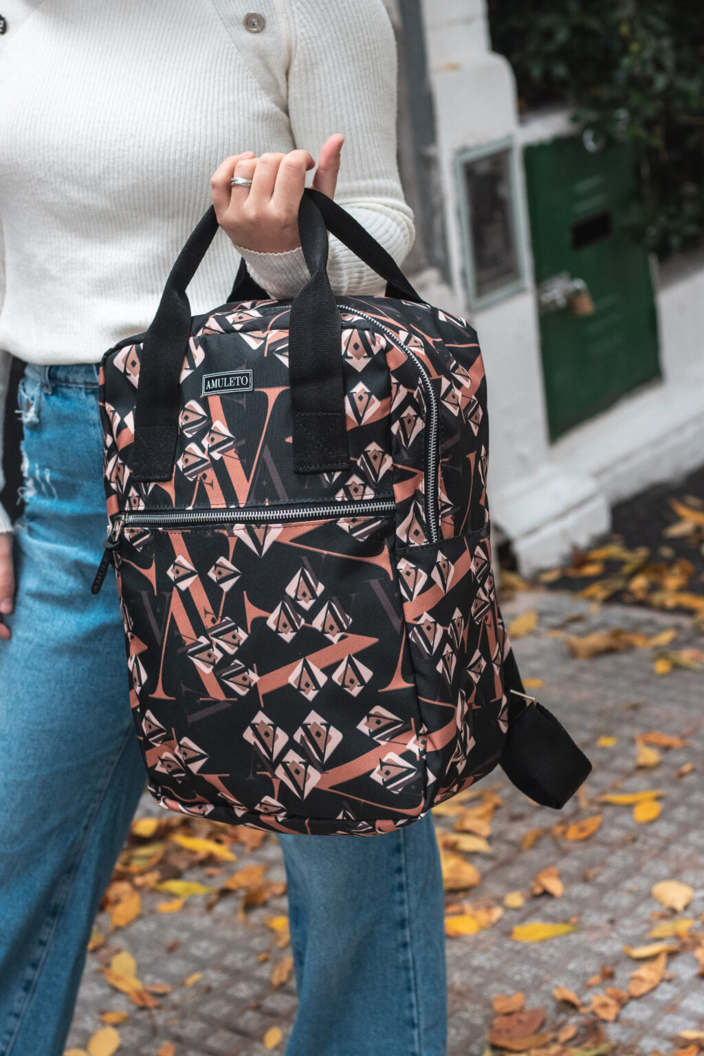 Mochila L RETRO BLACK