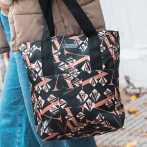 Tote bag M RETRO BLACK