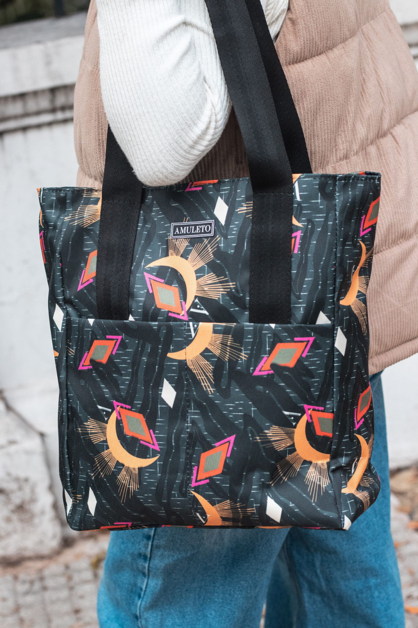 Tote bag M DARK MOON