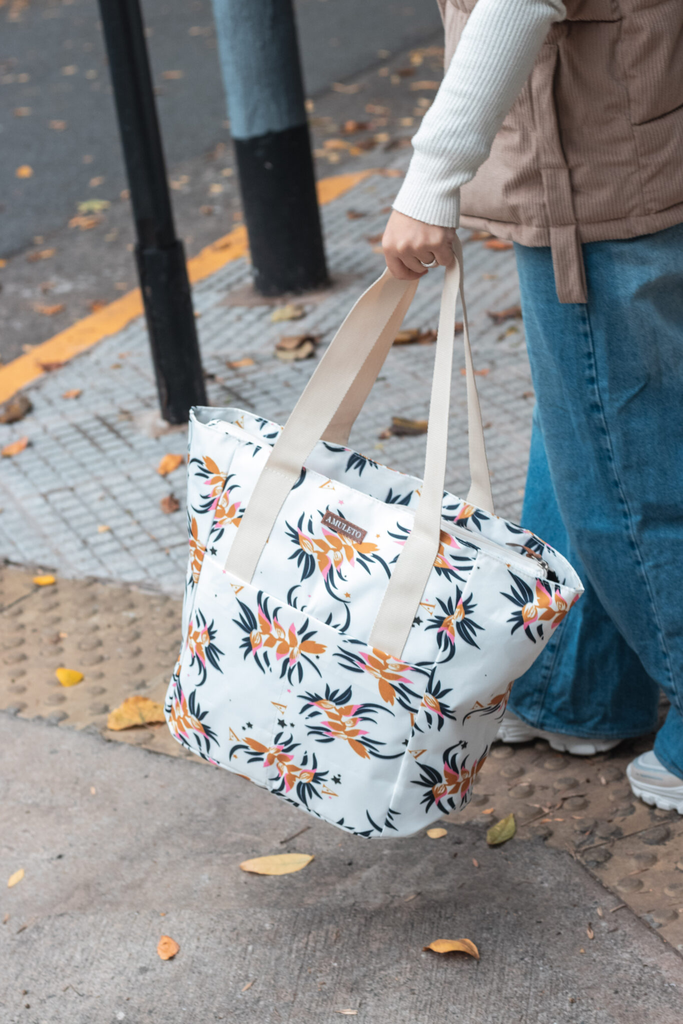 Tote bag L VIBRE NUDE