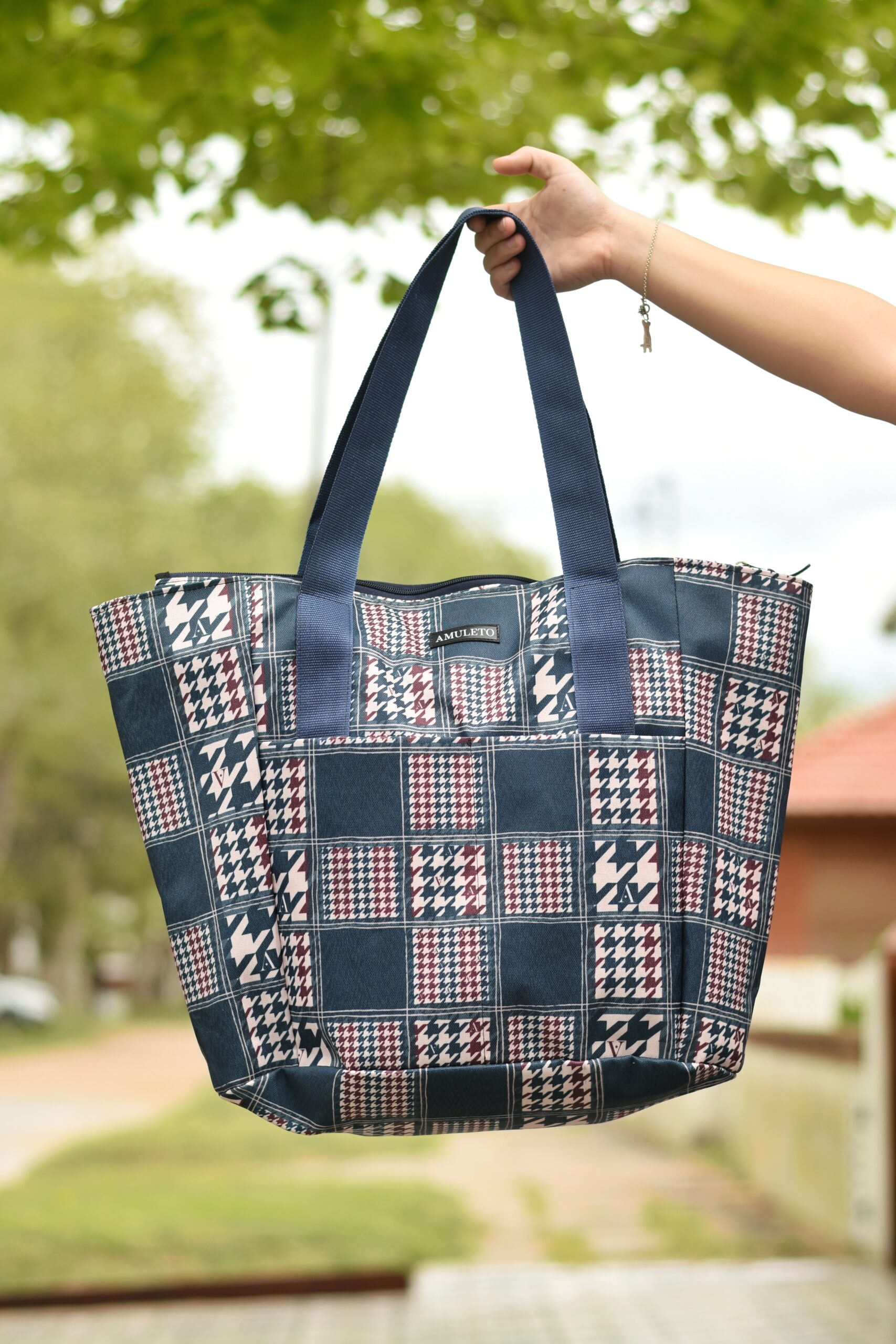 Tote bag L ARCONIA BLUE