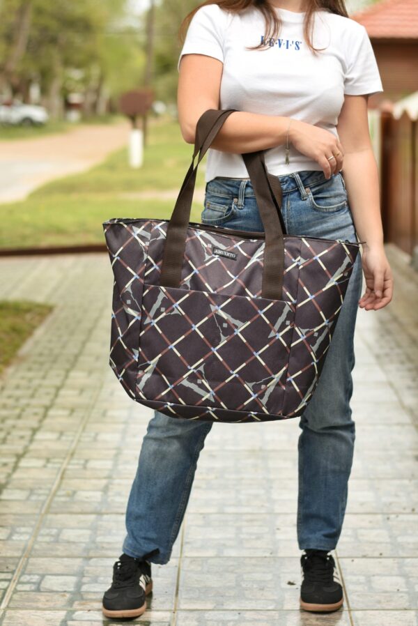 Tote bag L STRIPE