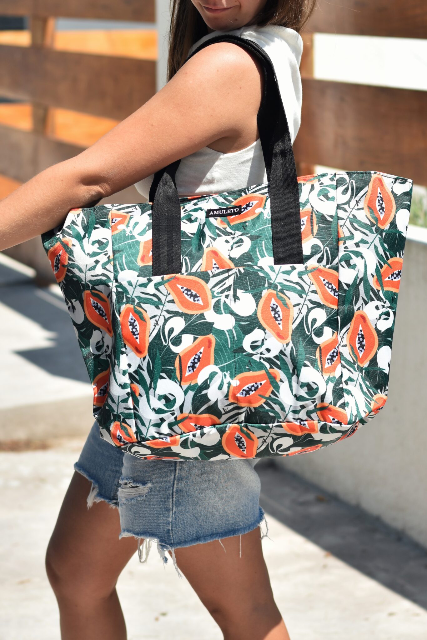 Tote bag L PAPAYA