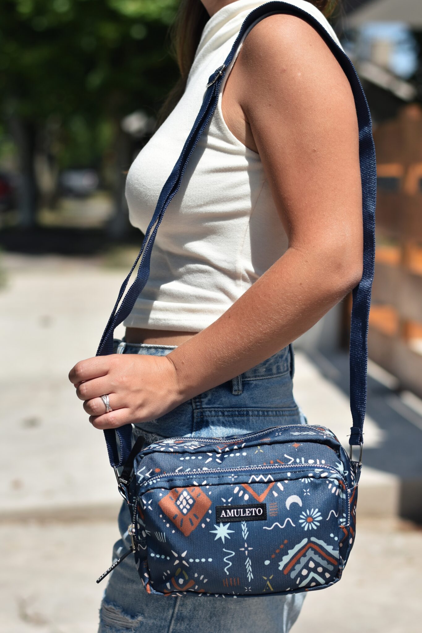 Bandolera M TIERRA BLUE