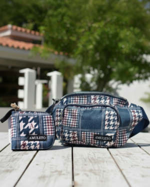 COMBO ARCONIA BLUE - Riñonera L + Billetera Pocket