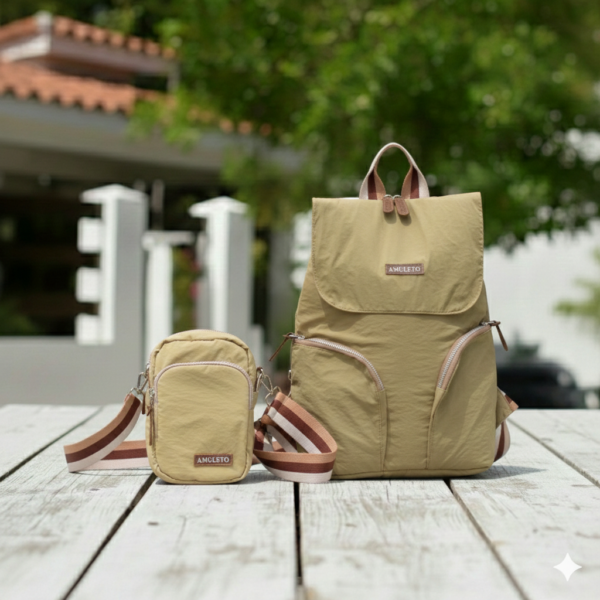 COMBO CAMEL – Mochila Street + Bandolera S Street