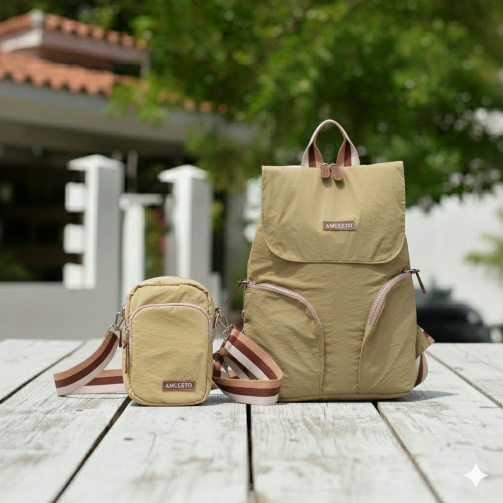 COMBO CAMEL – Mochila Street + Bandolera S Street