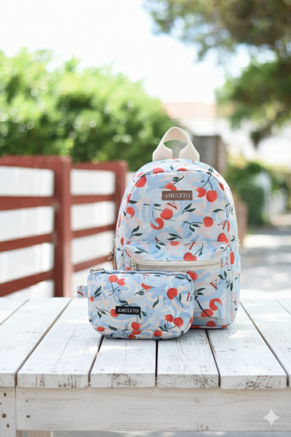 COMBO CHERRY – Mochila S + Neceser