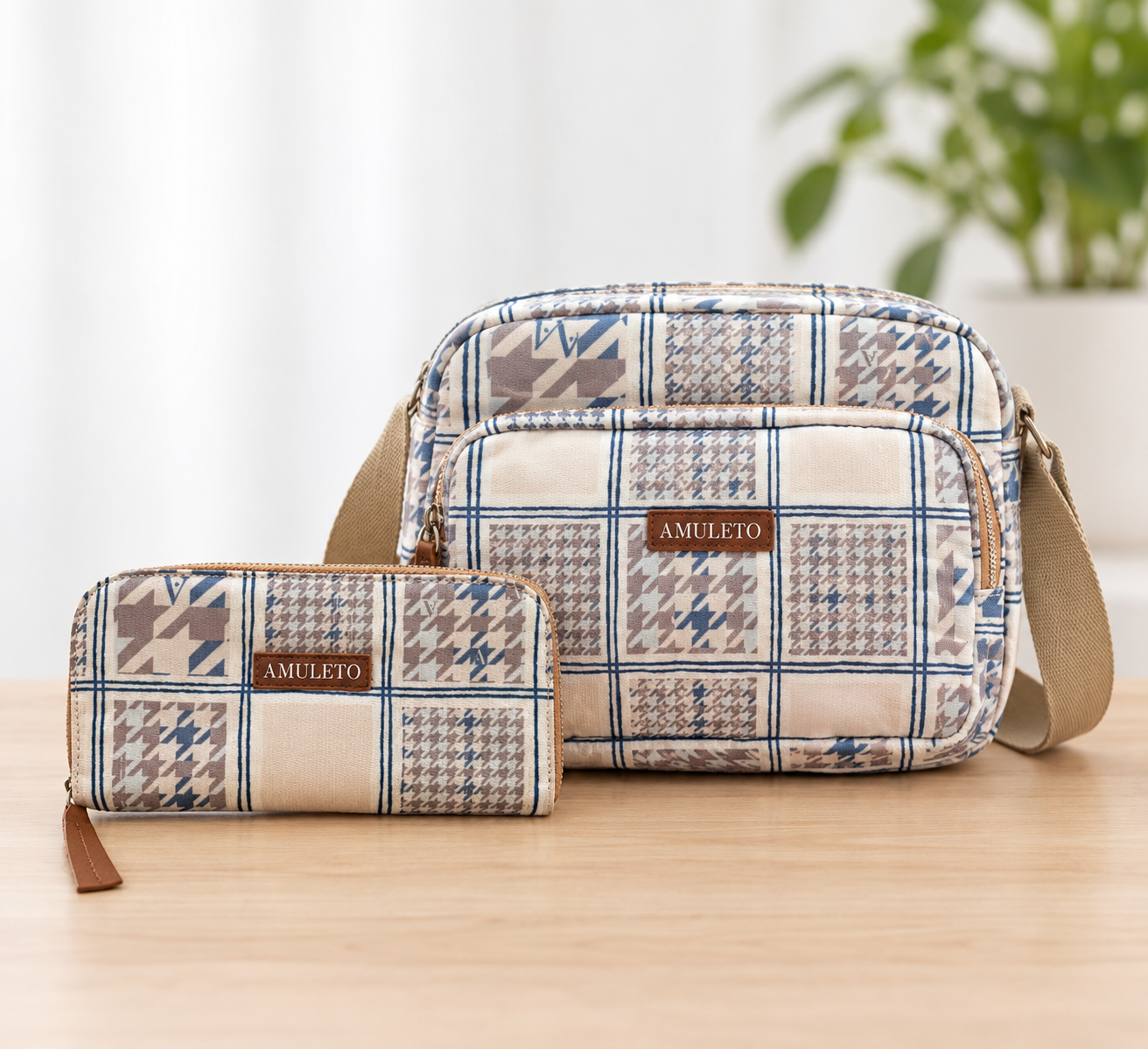 COMBO DE LA ABUNDANCIA – Bandolera M + Billetera L